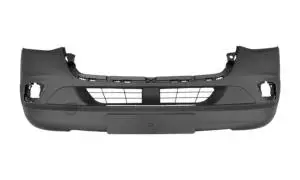 Promotion Pare chocs avant pour MERCEDES SPRINTER III depuis 2018 (W907-W910), avec trous feux antibrouillard, noir, Neuf