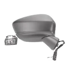 Rétroviseur extérieur électrique droit pour MAZDA CX-5 I, 2012-2017, rabattable électriquement, dégivrant, feu clignotant à LED, Neuf à peindre Usine Directe