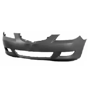 Pare-chocs avant pour MAZDA 3 I 2003-2009, noir, Mod. 4 portes, neuf Solde