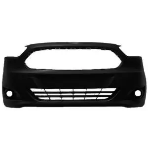 Haute Qualité Pare chocs avant pour FORD TOURNEO COURIER II 2013-2017, trous antibrouillard, noir à apprêter, Neuf
