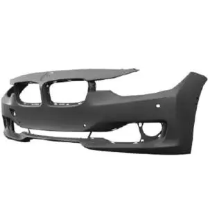 Achat Immédiat Pare chocs avant pour BMW Serie 3 F30, 2012-2014, trous radar + supports, trous park assist, trou caméra, Mod. BASIS, Neuf à peindre