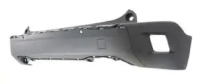 Meilleur Prix Pare chocs arrière inférieur pour PEUGEOT 2008 II ph.1 2019-2023, 2 trous radar, noir, Neuf