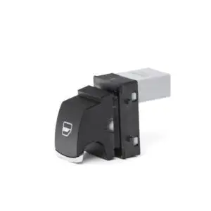 Interrupteur/Bouton de lève vitre électrique pour VOLKSWAGEN CADDY IV, 2015-2020, porte avant droite et arrière droite/gauche, noir/chromé, neuf Vente Directe