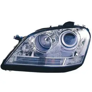 Expédié Aujourd’hui Phare optique avant gauche pour MERCEDES CLASSE ML Phase 1 2005-2008 (W164), H7+H7, Neuf