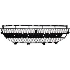 Grille de calandre centrale pour MERCEDES CLASSE GLE, 2015-2018 (W166), mod AMG, trous radar, noire, pare chocs avant, Neuve Nouvelle Collection
