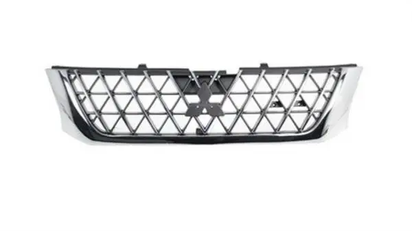 Quantité Limitée Grille de radiateur pour MITSUBISHI L200 III phase 2, 2001-2005, chromée/noire, Mod. 1/01>12/03, Neuve