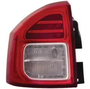 Feu arrière gauche pour JEEP COMPASS I phase 2, 2011-2016, rouge, Neuf Nouveauté