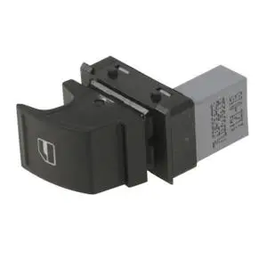 Marque Interrupteur lève-vitre pour VOLKSWAGEN TIGUAN II phase 1, 2016-2020, noir, Neuf