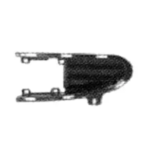 Grille pare chocs avant gauche pour FORD GALAXY I phase 1, 1995-2000, noire, Neuve Petit Prix