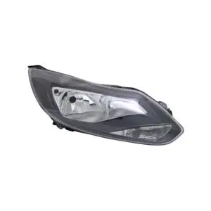 Promotion Phare optique avant droit pour FORD FOCUS III phase 1, 2011-2014, H7+H1, fond noir, neuf