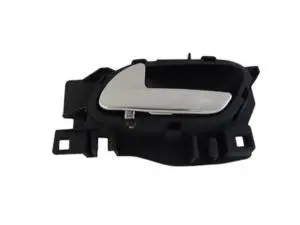 Remise Poignée de porte avant ou arrière gauche pour CITROËN C4 de 2010 à 2018, interne, Noire et chromée
