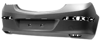 Pare chocs arrière pour OPEL ASTRA H GTC 2004-2011, Mod. 3 portes / GTC, Neuf à peindre Commander Vite