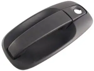 Acheter Direct Poignée de porte avant gauche pour RENAULT TRAFIC 2001 à 2006, avec trou clé, Externe, Noire, Neuve