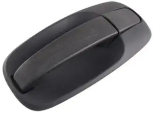 Top Vente Poignée porte coulissante latérale droite ou gauche pour OPEL VIVARO 2001-2006, Externe, Noire