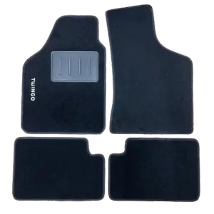 Certifié Kit de 4 Tapis Auto sur Mesure  Renault Twingo (19932007) avec sigle brod&eacute; TWINGO