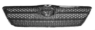 Grille radiateur centrale pour TOYOTA COROLLA 2001-2004, Mod. 3 / 5 portes, profil chromé, Neuve Commander Vite