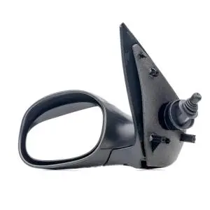 Rétroviseur gauche manuel pour PEUGEOT 206 ph.1, 1998-2003, asphérique, noir, Neuf Offre Spéciale