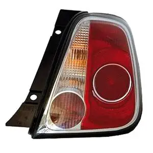 Feu arrière droit pour FIAT 500 phase 1, 2007-2015, contour noir, Neuf Jusqu’à Épuisement Des Stocks