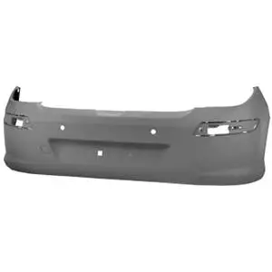 Pare chocs arrière pour PEUGEOT 308 I phase 1, 2007-2011, trous radar de recul, Neuf à peindre Certifié