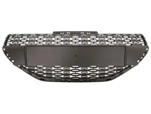 Commande En Gros Grille de calandre centrale pour PEUGEOT 208 phase 1, 2012-2015 Active noire pare chocs avant, Neuve