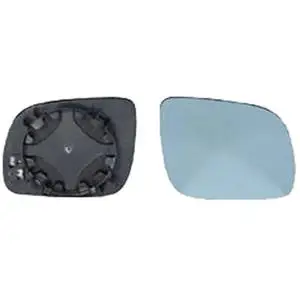 Prix Cassé Miroir Glace rétroviseur droit pour AUDI A3 I phase 1, 1996-2000, (petit modèle), bleu, dégivrant
