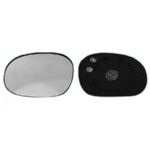 Miroir Glace rétroviseur gauche pour CITROËN C2 phase 1, 2003-2008, dégivrant, à clipser, Neuf Promotion