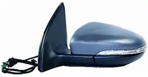 Dernier Modèle Rétroviseur gauche électrique pour VOLKSWAGEN GOLF VI 2008-2012, dégivrant, asphérique, à peindre