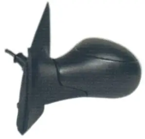 Dernier Modèle Rétroviseur gauche manuel pour CITROËN C2 phase 2, 2008-2010, noir, Neuf