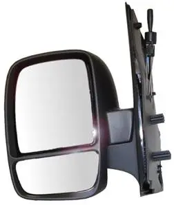 Rétroviseur gauche manuel pour FIAT SCUDO II 2007-2016, (double glace), noir, Neuf Jusqu’à Épuisement Des Stocks