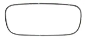 Remise Enjoliveur Contour grille de calandre centrale pour CITROËN C1 I phase 2, 2009-2012, chromé, Neuf