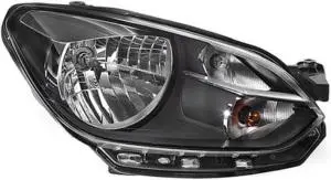 Nouvelle Collection Phare avant droit électrique pour VOLKSWAGEN UP 2012 à 2016, H4, fond noir, bord noir, Neuf