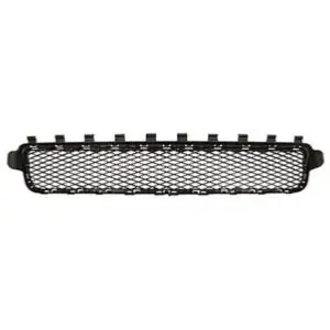 Seulement Aujourd’hui Grille centrale inférieure de pare chocs pour VOLKSWAGEN TOUAREG I ph. 1 2002-2006, Noire, Neuve
