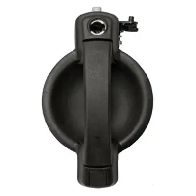 Poignée de porte battante pour FIAT DOBLO I ph. 2 2006-2010, extérieure, Noire, trou barillet, Neuve Solde