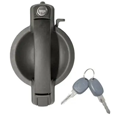 Poignée de porte avant droite pour FIAT DOBLO I ph. 2 2006-2010, extérieure, Noire, trou barillet Acheter En Ligne