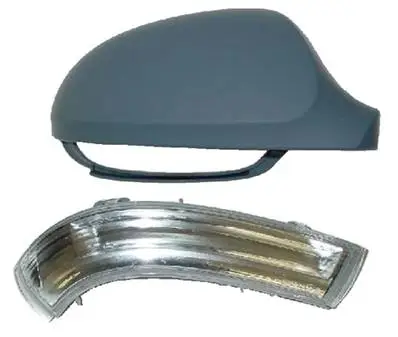 Coque rétroviseur droit pour VOLKSWAGEN PASSAT B6 2005-2010, Feu clignotant intégré, Neuve à peindre Paiement Sécurisé