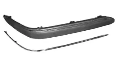 Bandeau avant droite pour MERCEDES (W203) CLASSE C ph. 2 2004-2007, profil chromé, Mod. AVANTGARD, Neuve à peindre Petit Prix