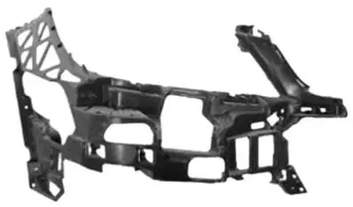 Marque Support bride de fixation avant droit pour MERCEDES (W204) CLASSE C ph. 2 2011-2014, en plastique, Neuf