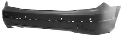 Pare chocs arrière pour MERCEDES (W204) CLASSE C ph. 2 2011-2014, trous radar+supports, Mod. 4 portes Avantgard/Elegance, Neuf à peindre Remise