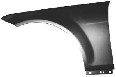Produit De Marque Aile avant gauche pour MERCEDES (W204) CLASSE C ph. 2 2011-2014, en aluminium, Neuve à peindre