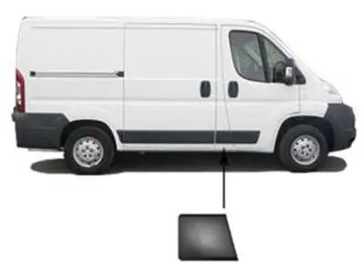 Moulure montant porte avant droite pour FIAT DUCATO Camping-car III ph. 1, 2006-2014, 23cm, Neuve Prix Choc