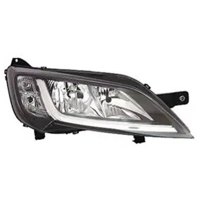 Usine Directe Phare Optique avant droit pour CITROËN JUMPER Camping-car II ph.2 depuis 2014 >, H7+H7, (fond noir)