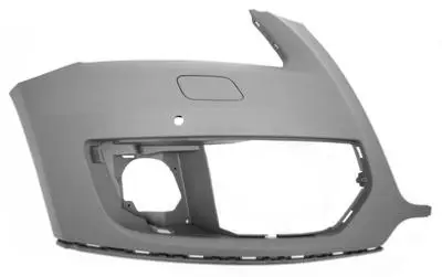 Crosse pare chocs avant droit AUDI Q5 I phase 1 2008-2012, trous lave-phares, cache, trous PDC+capteurs, Neuf à peindre Must-Have