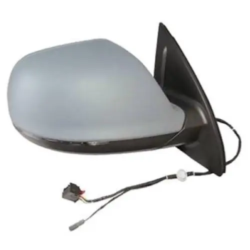 Rétroviseur extérieur droit électrique pour AUDI Q7 I ph. 2 2009-2015, dégivrant, rabattable électriquement, feu clignotant, mémoire, 17 pins, Neuf à peindre Pas Cher