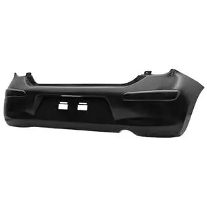 Prix Bas Pare chocs arrière pour NISSAN MICRA IV (K13) ph.1, 2010-2013, noir, Neuf
