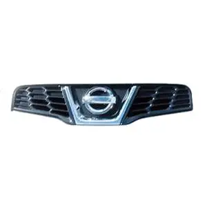 Grille de calandre supérieure pour NISSAN QASHQAI I ph.2, 2010-2014, noire & chromée, (sans logo) Offre Limitée