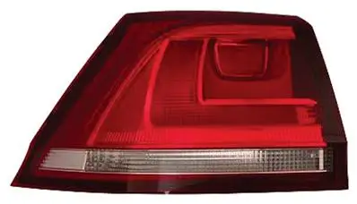 Feu arrière gauche extérieur pour VOLKSWAGEN GOLF VII ph. 1 2012-2016 rouge/blanc, Variant SW Bon Plan