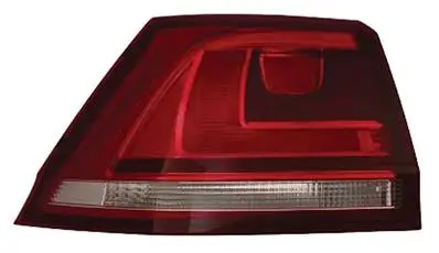 Feu arrière gauche extérieur pour VOLKSWAGEN GOLF VII ph. 1 2012-2016 rouge/blanc, Variant SW Achat Immédiat