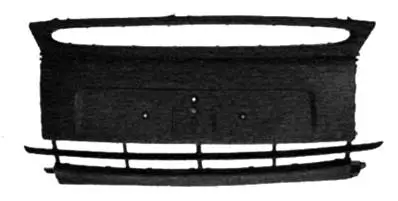 Pare chocs avant pour FORD KA 1996-2008, Noir, Neuf Expédié Aujourd’hui