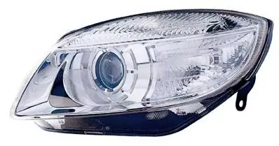 Phare Optique avant gauche pour SKODA FABIA II ph. 1 2007-2010, H7, feu lenticulaire, Neuf Haute Qualité