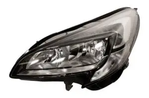 Commander Maintenant Phare Optique avant gauche pour OPEL CORSA E 2015-2019, H7+H7, avec feu diurne à LED, Neuf